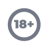 18 plus logo
